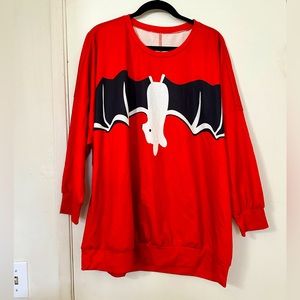 Bloomchic Bat Halloween sweater size XXL